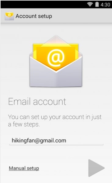Android Mail - Preview 3