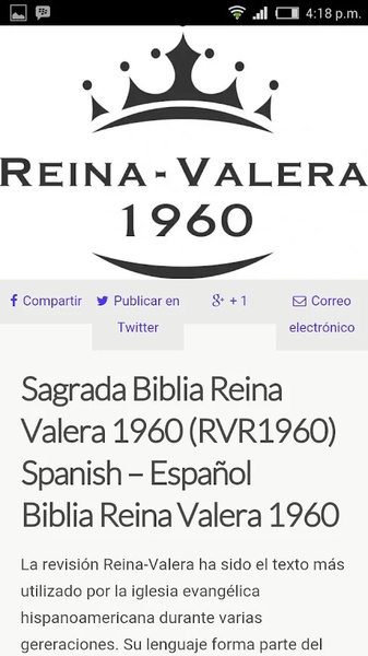 REINA VALERA SANTA BIBLIA - Preview 1