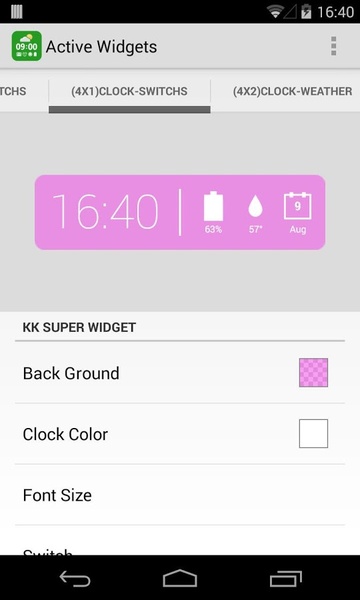 KK Super Widget - Preview 2