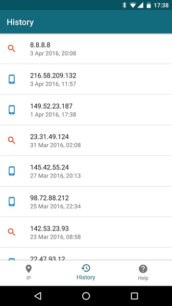IP Grabber for Android - Download the APK from Uptodown
