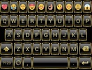 Emoji Keyboard Frame Gold screenshot 2