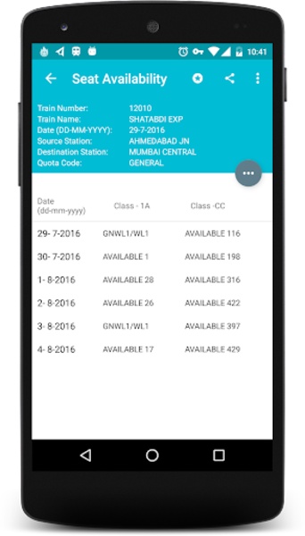 PNR & Rail Info - Preview 3