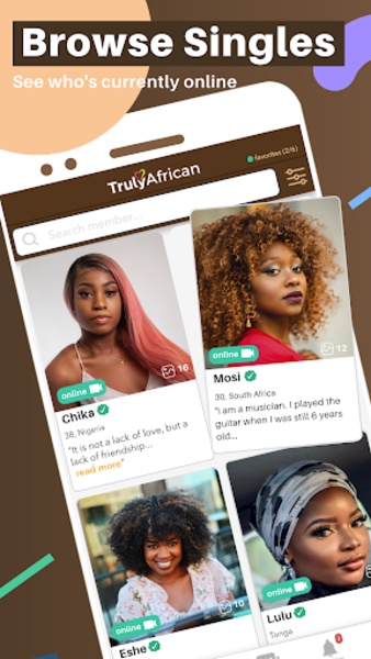 TrulyAfrican - Dating App 2.6.0 Screen Shots 13