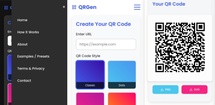 URL to QR Converter feature