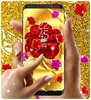 Gold rose live wallpaper screenshot 8