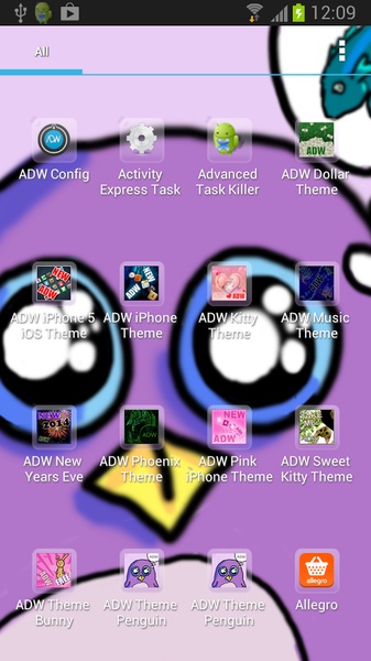 ADW Theme Penguin - Preview 1