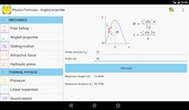 Fórmulas de Física Free screenshot 2