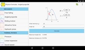 Formules de Physique Free screenshot 2