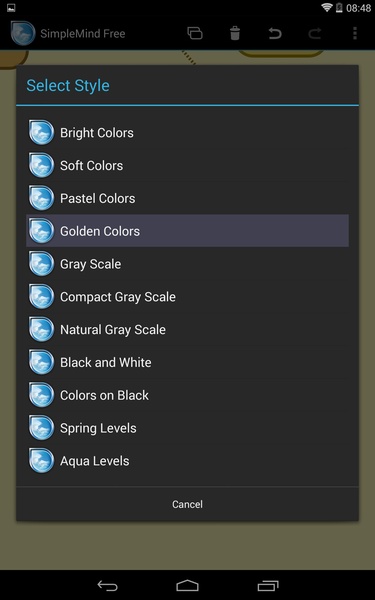 SimpleMind Free mind mapping - Preview 1