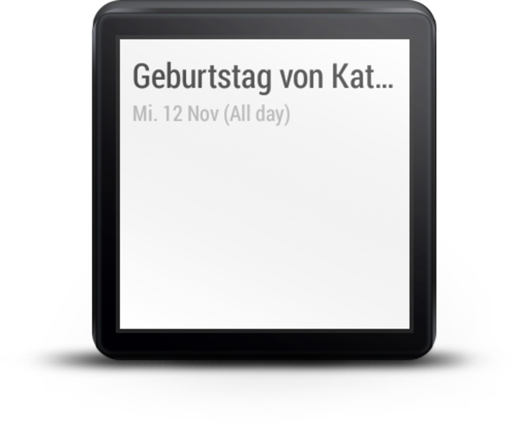 Calendar For Android Wear - Preview 4