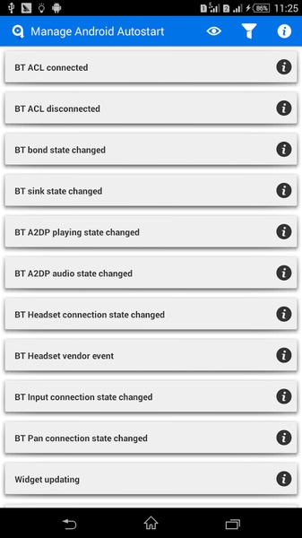 Manage Android Autostart - Preview 2