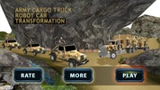 US Army Robot Transport Truck Driving Games screenshot 1
