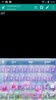 Glass PinkFlow2 Emoji Keyboard screenshot 5