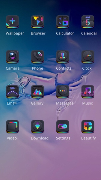 streamer colorful wave theme for REDMI - Preview 2