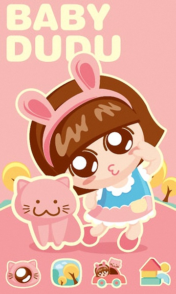 babydudu GOLauncher EX Theme - Preview 5