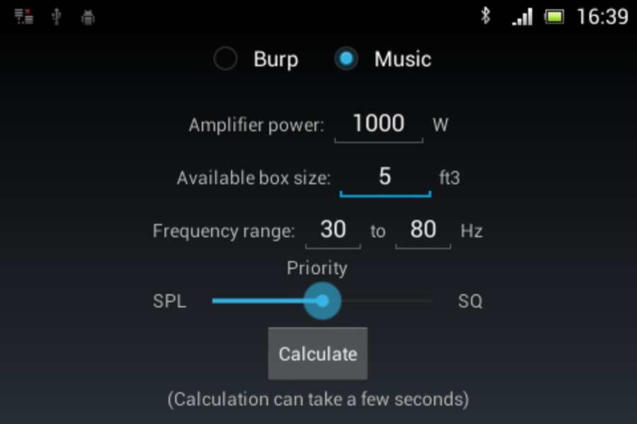 Woofer Box Calculator - Preview 4