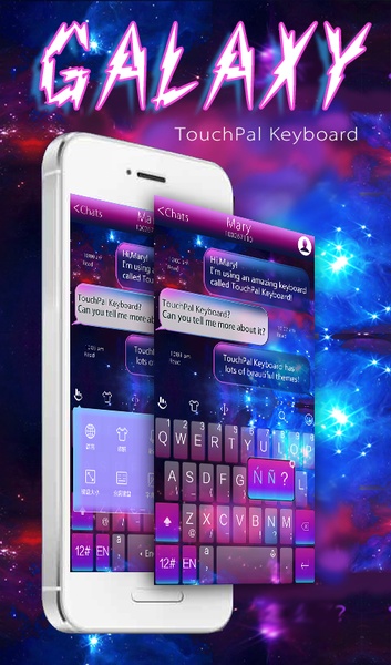 TouchPal SkinPack Galaxy - Preview 3