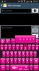 Pink Keyboard Theme screenshot 2