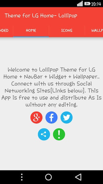 Theme for LG Home- Lollipop - Preview 1