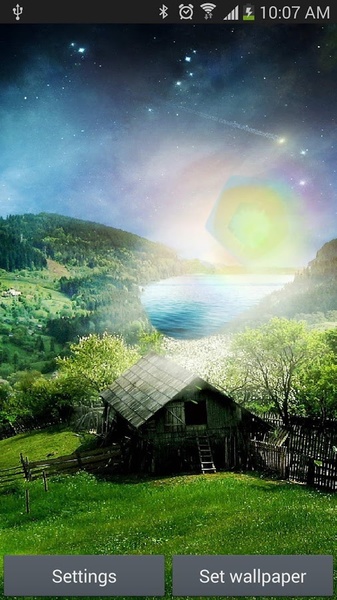 Nature Live Wallpaper Meteors - Preview 2