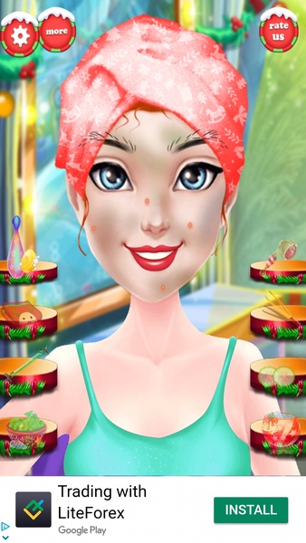 Christmas Girl : Makeup Salon Games For Girls - Preview 4