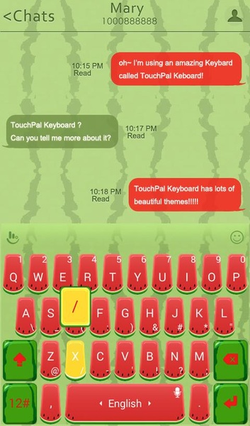 TouchPal SkinPack Watermelon - Preview 2