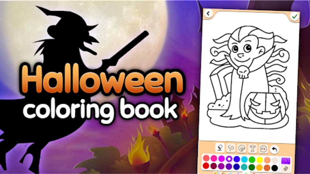 Halloween Coloring Game - Preview 1