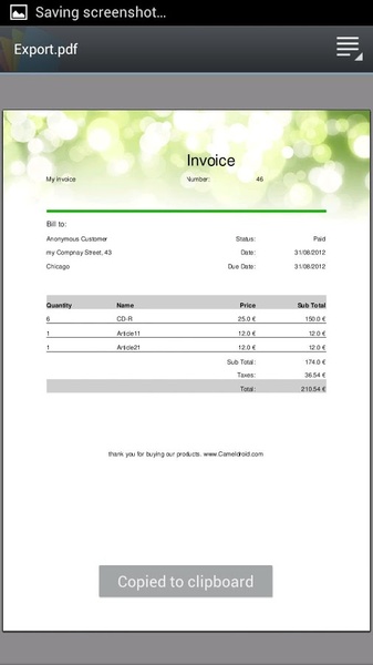 My Invoices (free) - Preview 6