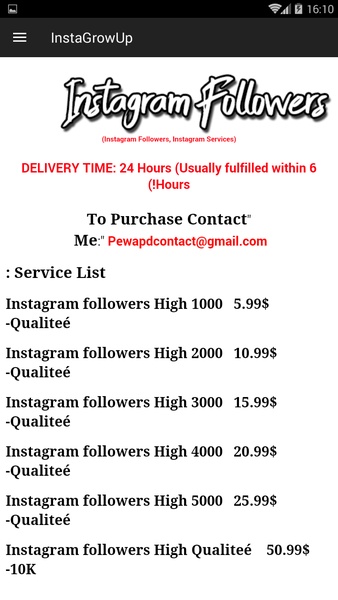 InstaGrowUp - Preview 1