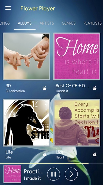 Flower Music Player - Preview 5