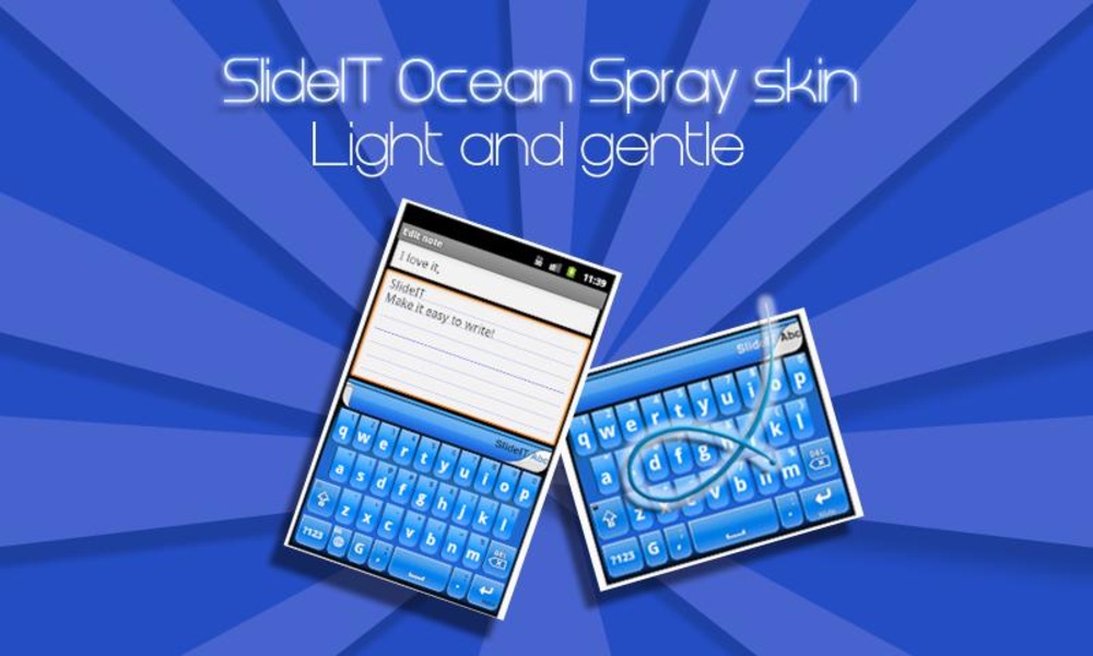 SlideIT Ocean Spray skin - Preview 3