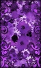 Purple Flowers Live Wallpaper screenshot 1