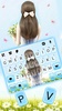 Bowknot Girl Keyboard Backgrou screenshot 4