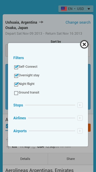 Airline booking - Preview 1