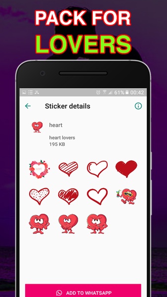 Love stickers For whatsApp - Love WAStickerApps Fo - Preview 4