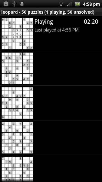 Sudoku game - Preview 1