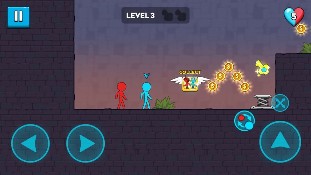 Red and Blue: Stickman Escape Game for Android - Download