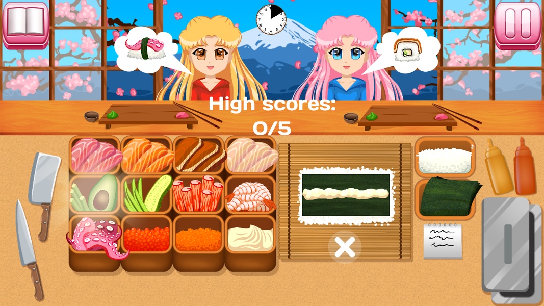 Sushi Making Game - Preview 1