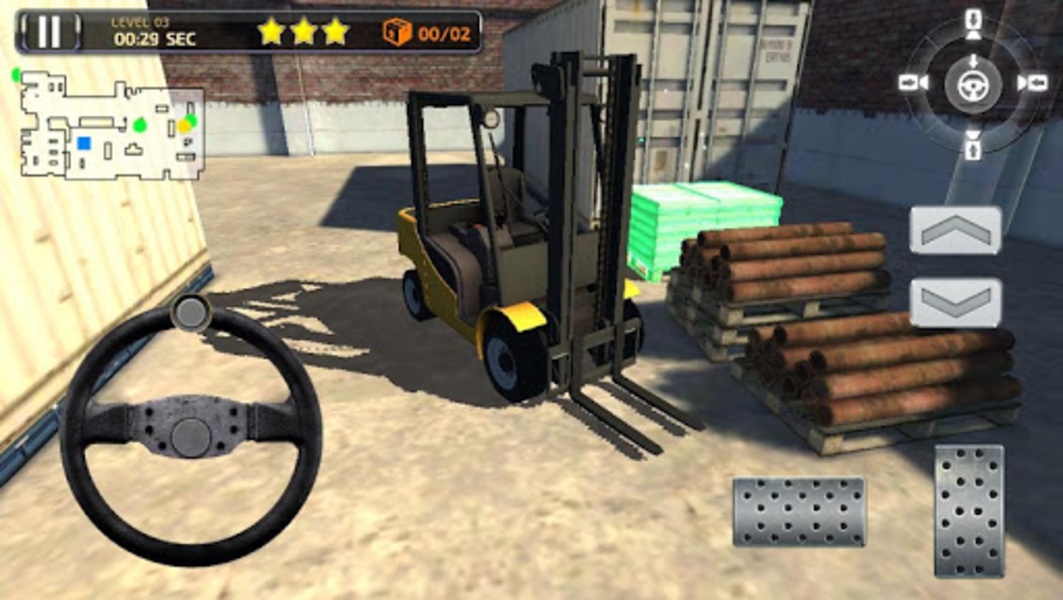 3D Fork Lift Parking - Preview 3
