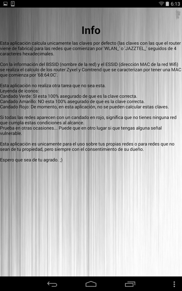 Wifi Password WLAN y JAZZTEL - Preview 1