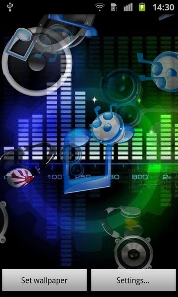 Music Sound Live Wallpaper - Preview 4