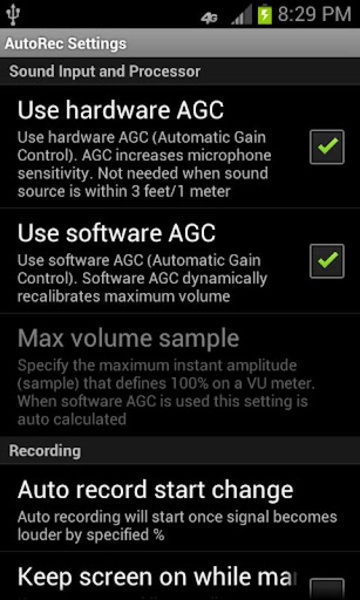 Automatic Audio Recorder - Preview 2
