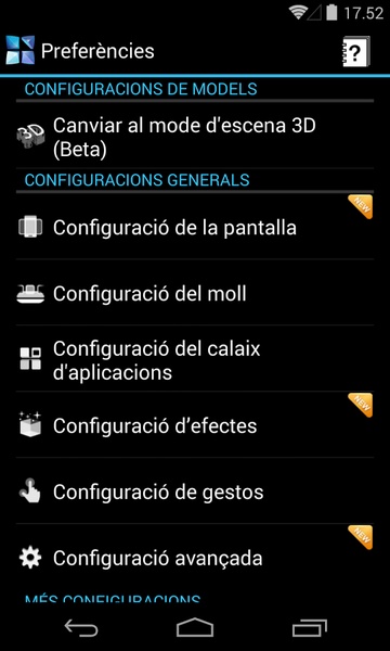 Catalan package for Next Launcher - Preview 1