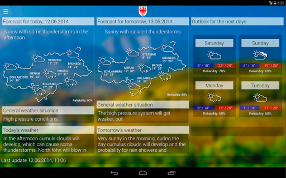 Weather South Tyrol - Preview 2