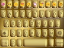 Emoji Keyboard SolidGold Theme screenshot 2