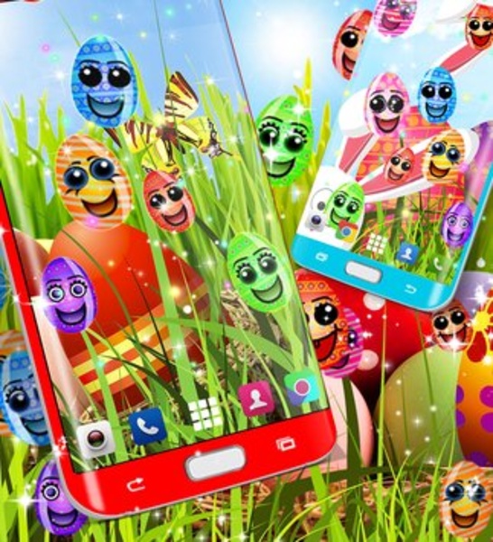 Easter emoji eggs wallpapers - Preview 3