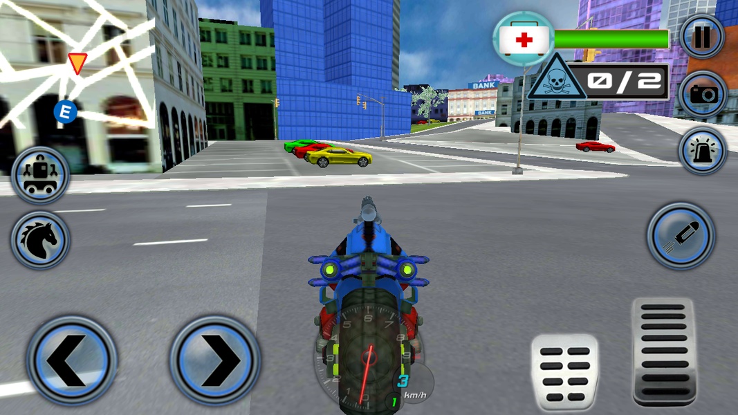 US Police Horse Robot Bike Transform Wild Cop Game - Preview 10