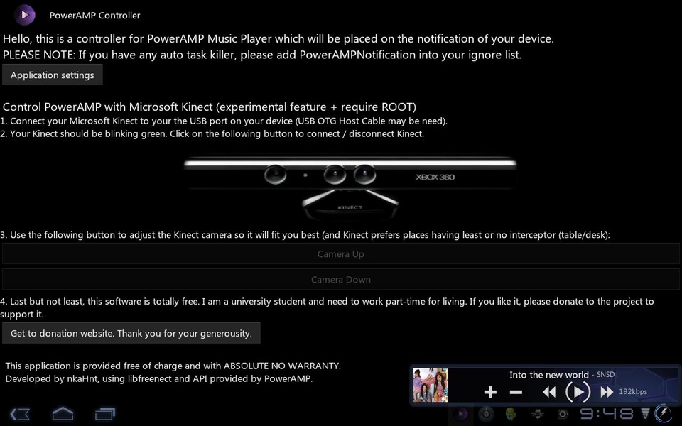 PowerAMP Status bar - Preview 2