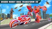 Grand Robot Bike Transform City Attack screenshot 1