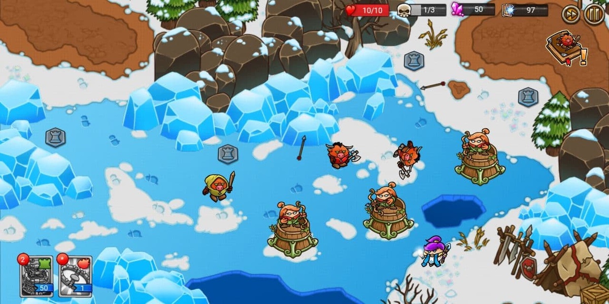 Crazy Kings Tower Defense 2D 2022! Satisfying Tower Defense Game in 2022! 